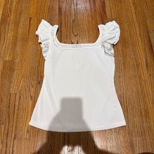 HYFVE Ivory Ruffle Sleeve Blouse